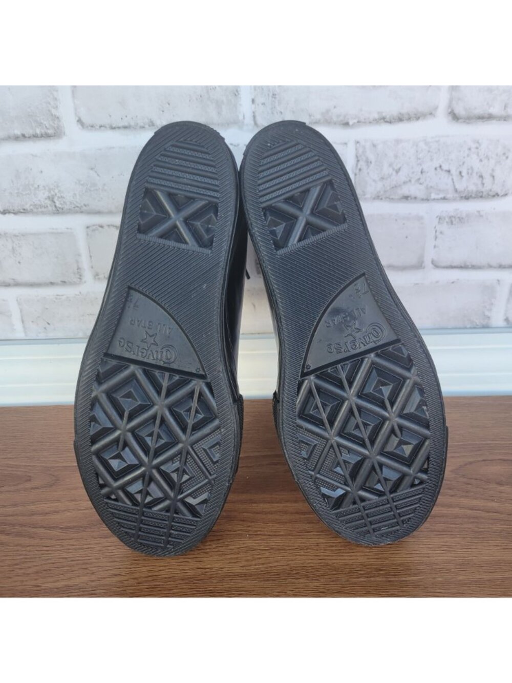 ⭐Converse Chuck Taylor All Star Wedge Platform 8.5 Patent Leather Shoes A12827C⭐ - Picture 10 of 12